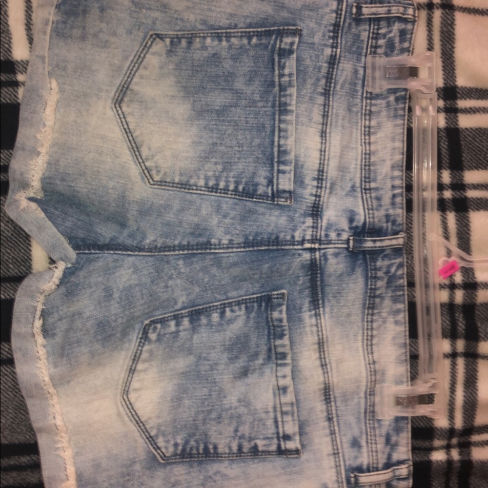 Denim shorts